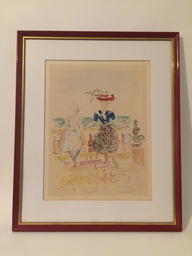 Superbe ancienne lithographie - superbe,