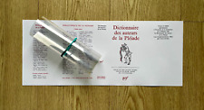 Jaquette Album Dictionnaire des Auteurs La Pléiade Impression haute Qualité