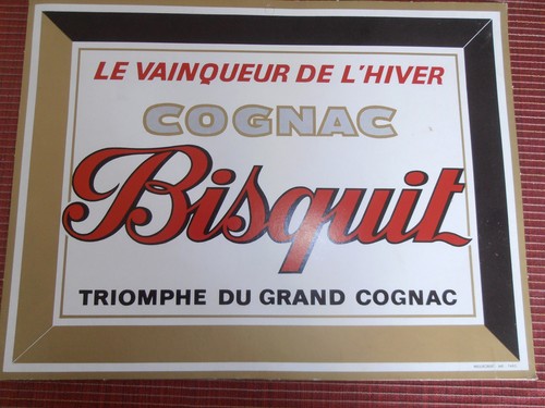 Carton ancien cognac bisquit - carton,