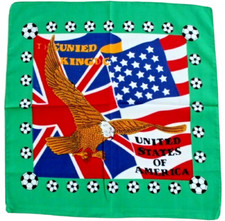 DRAPEAU USA; AIGLE ; BANDANA