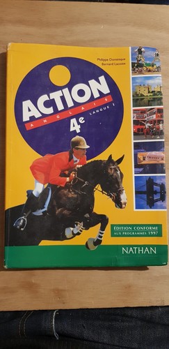 Livre action anglais 4ème - action,