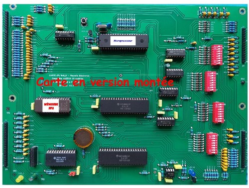 Carte cpu pour flippers - pour, bally