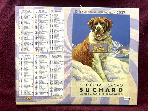Calendrier poste facteur - la,