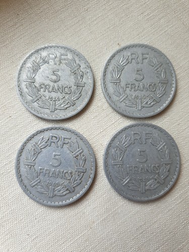 Pièces francs 1945 - pièces, 5
