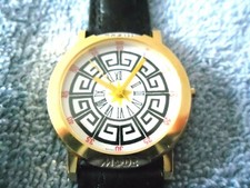 Montre MODE by Kismet Made Swiss Bracelet noir New Old Stock Batterie UHR WATCH