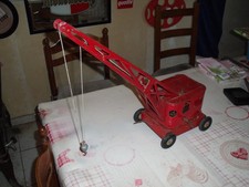 ancien jouet en tole grue Charles Rossignol