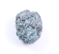 Diamant brut bleu - naturel, de