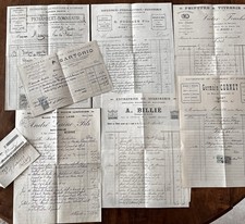 DOCUMENTS Facture Artisan: Famille Monteil ,Mangout , Niort, 1920 + Livret Eau