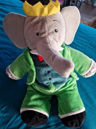 Peluche babar range pyjama - peluche,