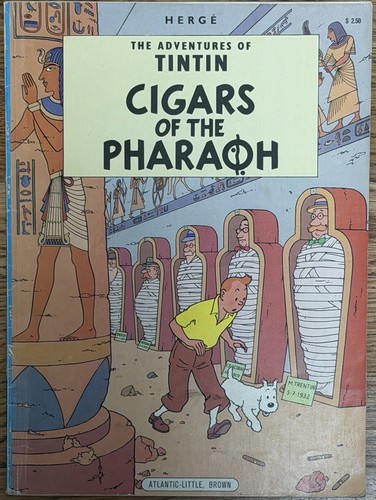 Herge tintin cigars the - herge, of