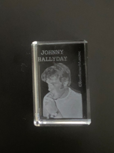 Feve verre johnny hallyday - johnny,
