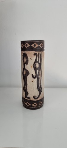 Vase ceramics with african - ceramics,