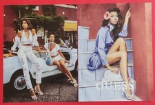 Publicité de Presse: Montre HUBLOT Présenté par CHIARA FERRAGNI GUESS MONT BLANC