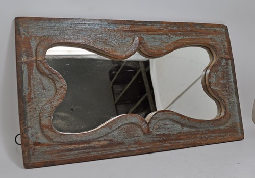 Miroir décoratif bois - miroir,