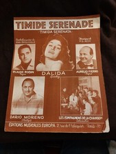 Partition Dalida Moreno Timide