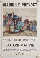 Affiche MAURILLE PRÉVOST 1980