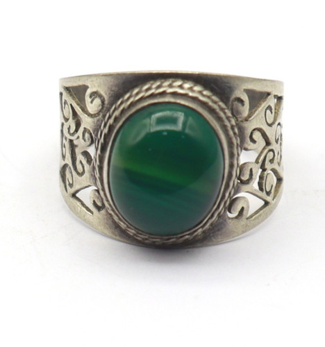 Bague onyx naturel taille - onyx,
