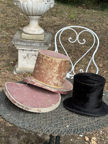 Chapeau haut forme velours - de,