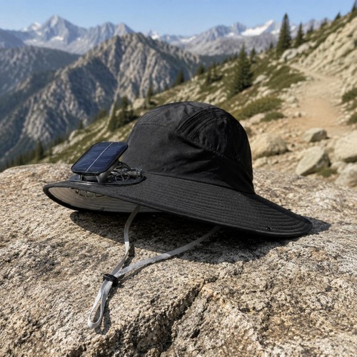 Chapeau solaire avec - solaire,