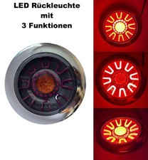LED Arrière Rond 3-funktional