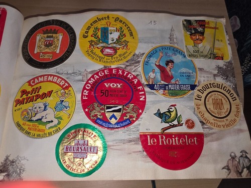 Ancienne etiquette fromage - ancienne,