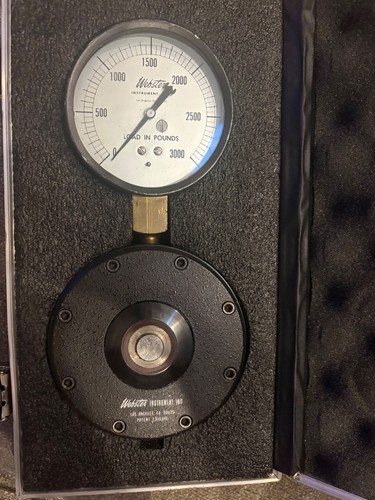 Webster press gauge - press,