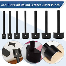 Demi Rond 15-45mm Cuir Perforatrice Coupeur Handy Outil pour Portefeuilles Belts