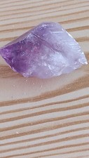 pierre précieuse pointe d'améthyste brut, fluorite 50g, 5x3,5cm