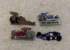 lot 4 x pin's thème voiture F1 Formule 1 one connexion elf aquitaine ... pin car
