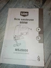 Guide mode d'emploi scie sauteuse MSJS6000 mac allister