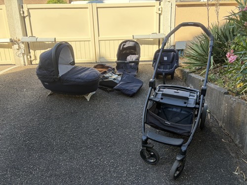 Poussette trio peg perego - poussette,