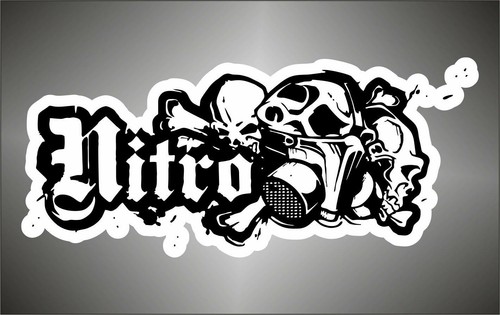Autocollant nitro decal hard - decal,