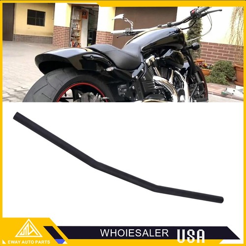 Black drag bars handlebars - 1'',