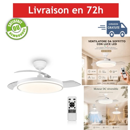 Marsi ventilateur plafond - marsi, led