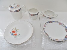 LOT FAÏENCE FINE ASSIETTES COUPELLES POT DIGOIN & SARREGUEMINES VERITABLE OPAQUE
