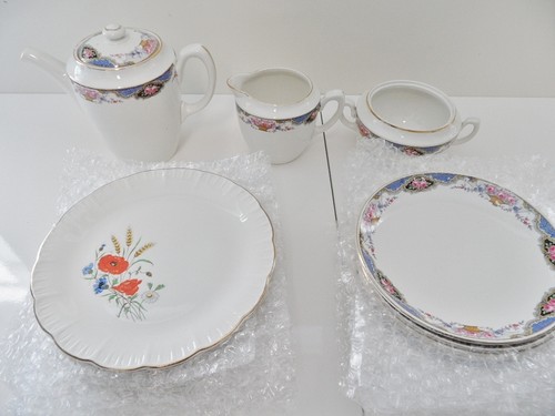 Lot faïence fine assiettes - lot,