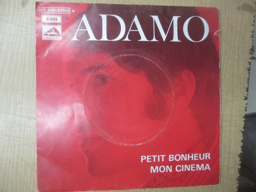Disque vinyl adamo - 45, t/
