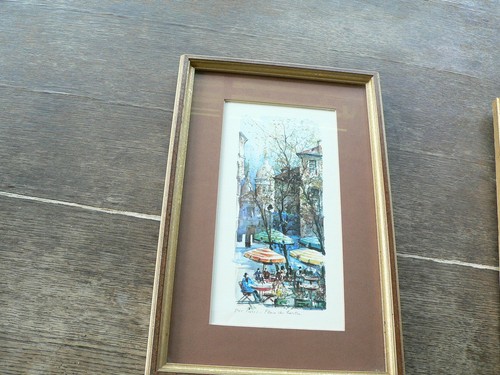 Aquarelle de paris - vu,