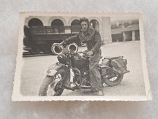 Une ancienne photo moto militaire Français militaria.