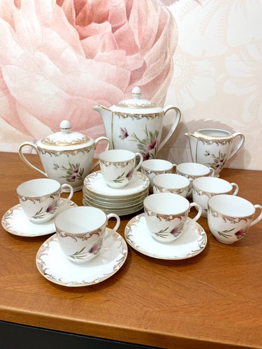 Service thé porcelaine - à, en