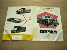  Prospectus Camion BERLIET TLM