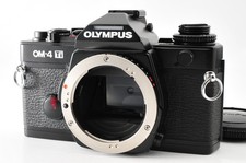 Mint Olympus OM-4 Ti Noir 35mm Corps De Caméra À Film SLR Seulement Testé Actif