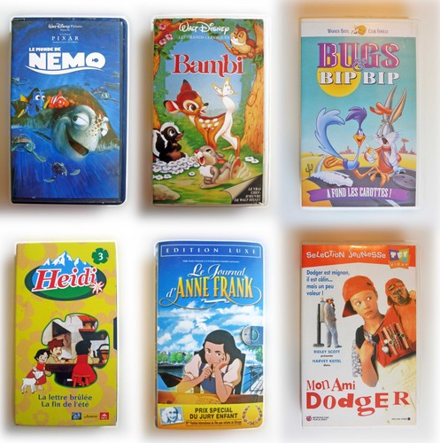 Lot vhs pour enfants - lot,