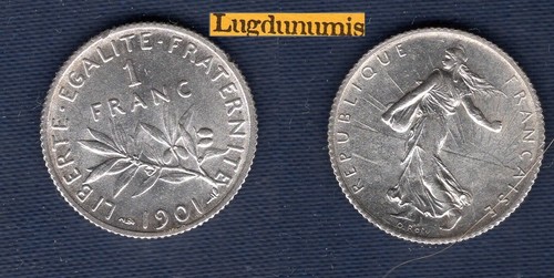 Franc 1901 sup semeuse - 1,
