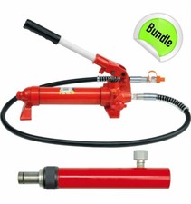 Pression hydraulique pompe à main kit de direction cylindre presse 4 tonnes