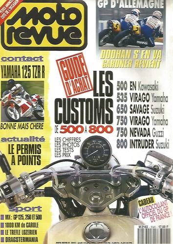 Moto revue 3045 les customs - n°3045,