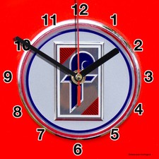 ANTIQUE FIAT LOGO WALL CLOCK