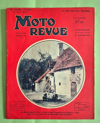 Moto revue 634 05 1935 - revue, n°634