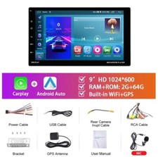 Autoradio 9" 1DIN Android 13