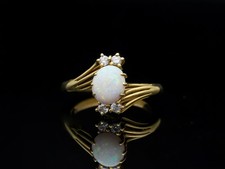 Bague vintage diamants